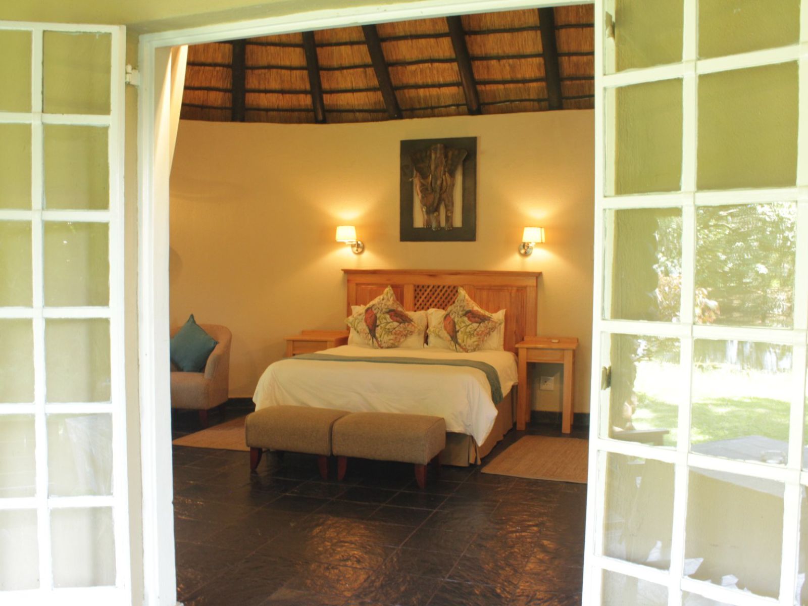 Rondreis Zuid-Afrika, Hazyview, Idle & Wild Country Estate, tweepersoonsbed