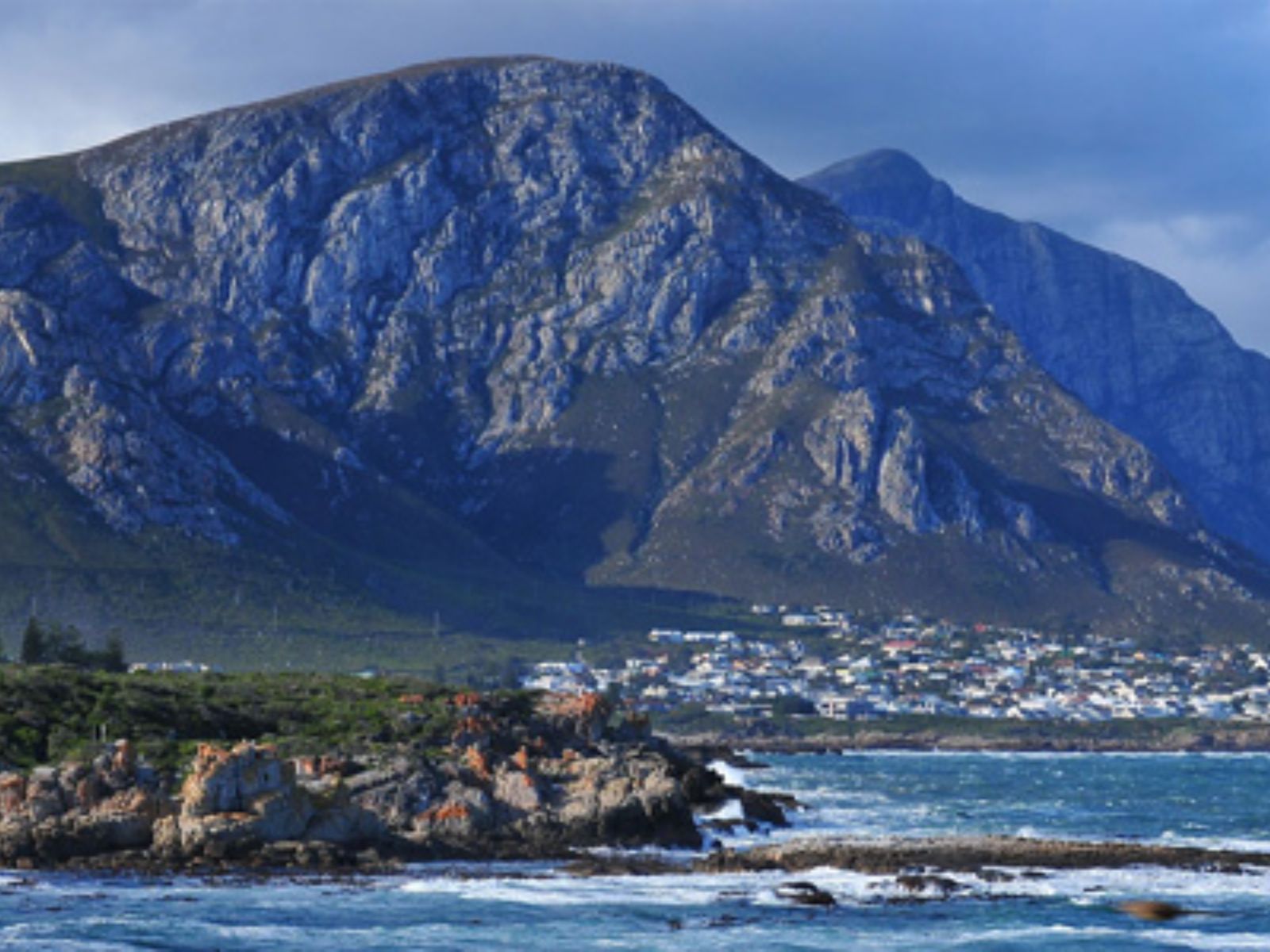 Rondreis Zuid-Afrika, Hermanus, uitzicht op het stad