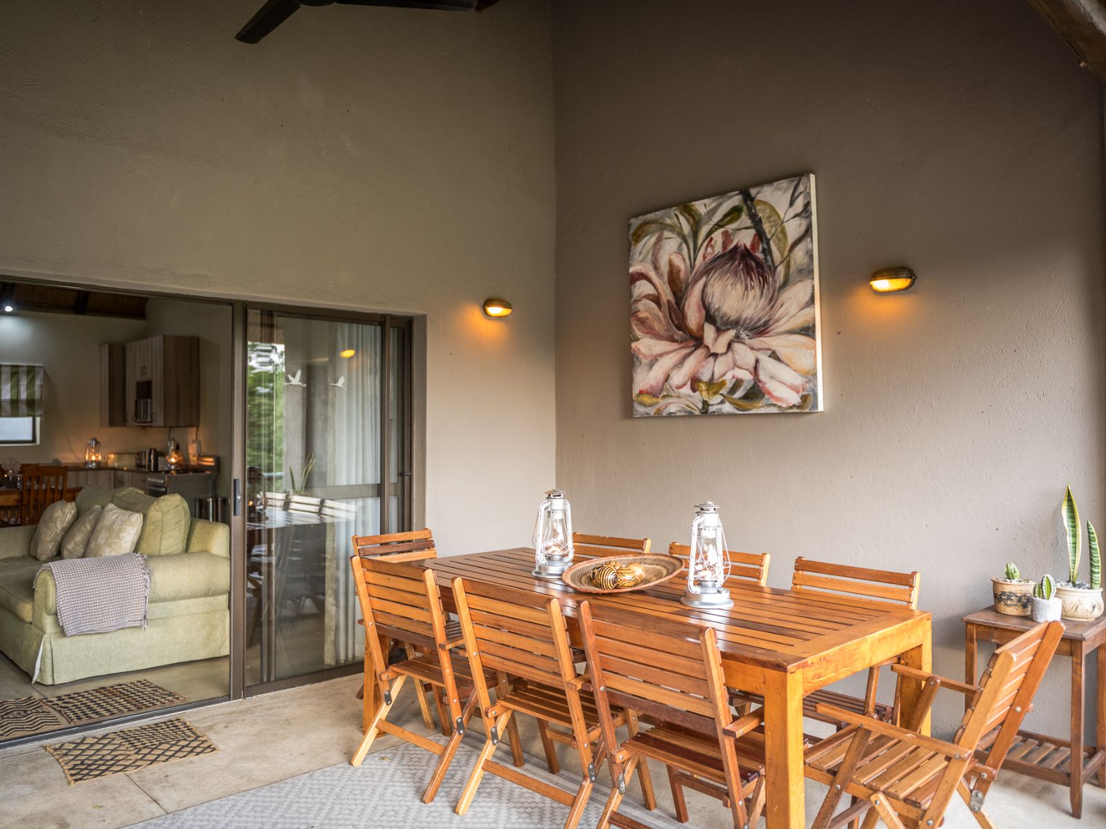 Rondreis Zuid-Afrika, Hoedspruit, Rukyia Safari Lodge, gezamenlijke ruimte