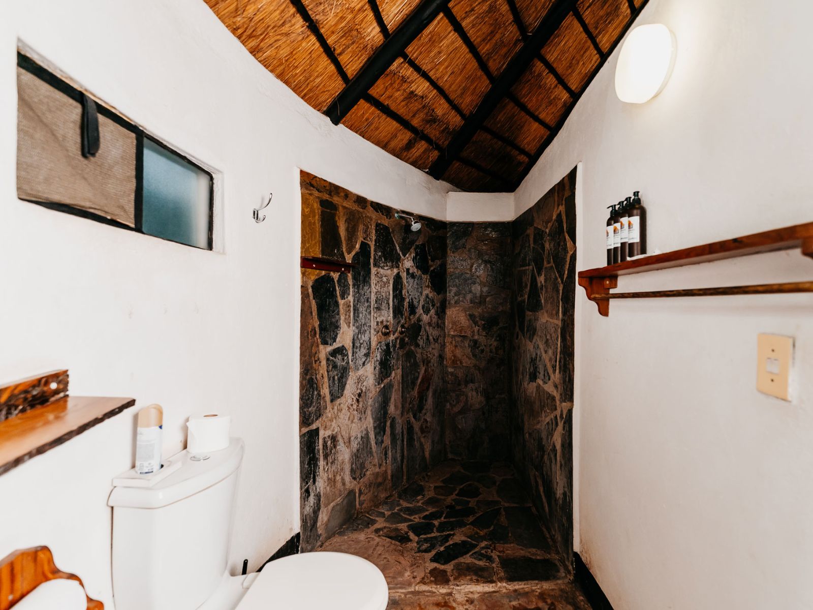 Rondreis Zuid-Afrika, Hoedspruit, Timbavati Safari Lodge, badkamer