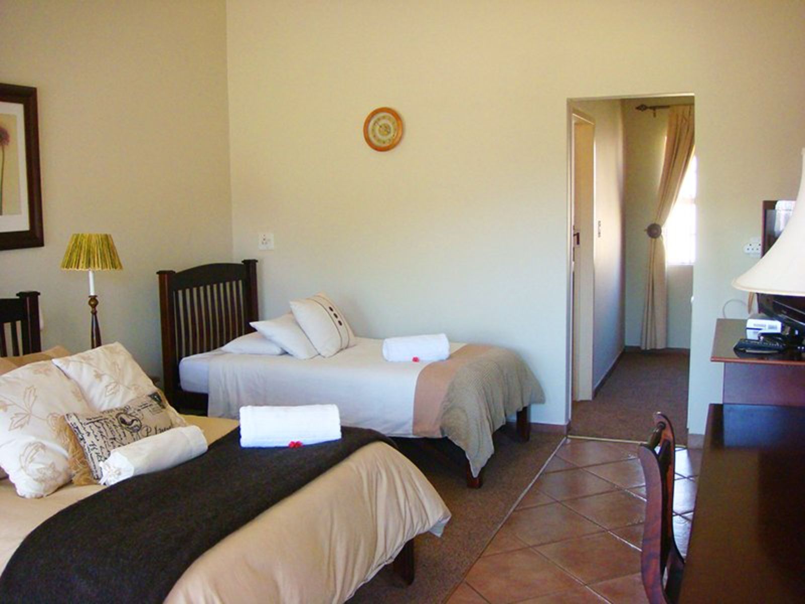 Rondreis Zuid-Afrika, Johannesburg, Avant Garde Lodge, slaapkamer