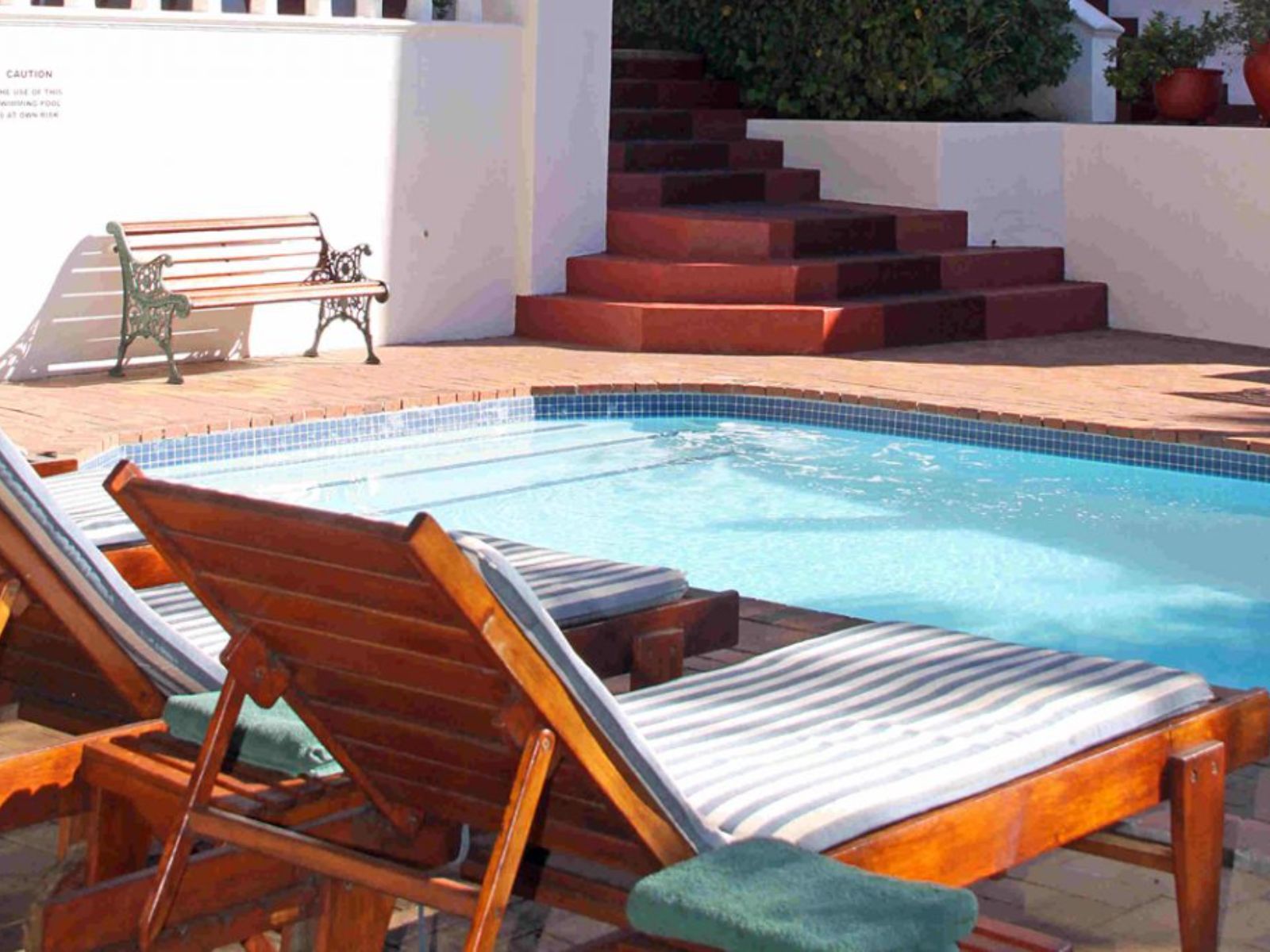 Rondreis Zuid-Afrika, Kaapstad, Floreal House, zwembad