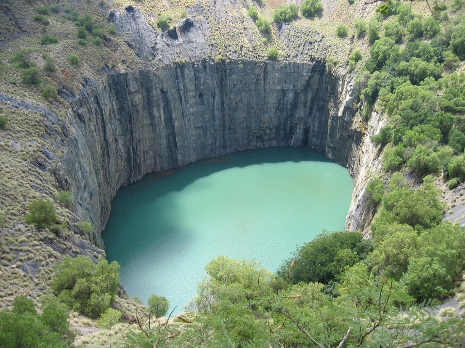 Rondreis Zuid-Afrika, Kimberley, Big hole