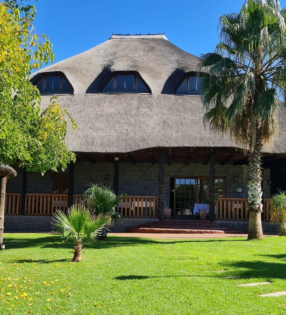 Rondreis Zuid-Afrika, Kimberley, Kalahari Lodge, buitenaanzicht