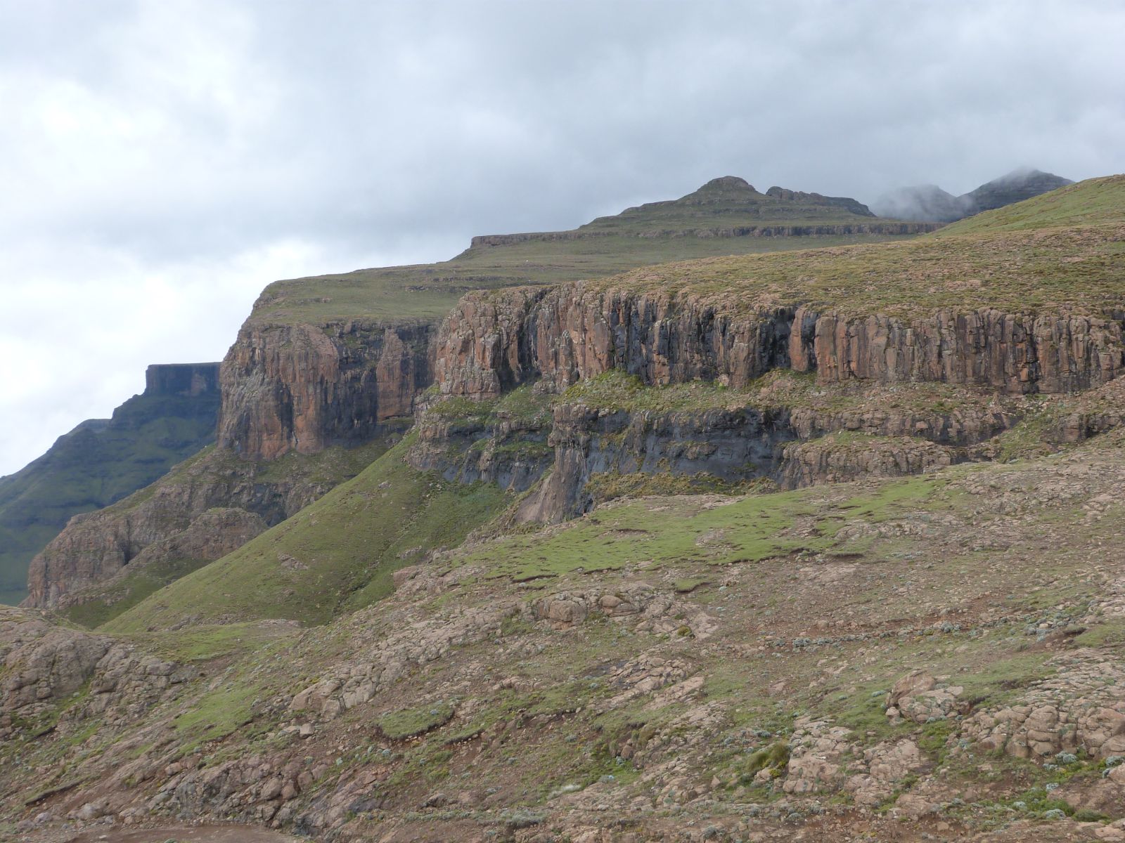 Rondreis Zuid-Afrika, Lesotho, Sani Pass berg