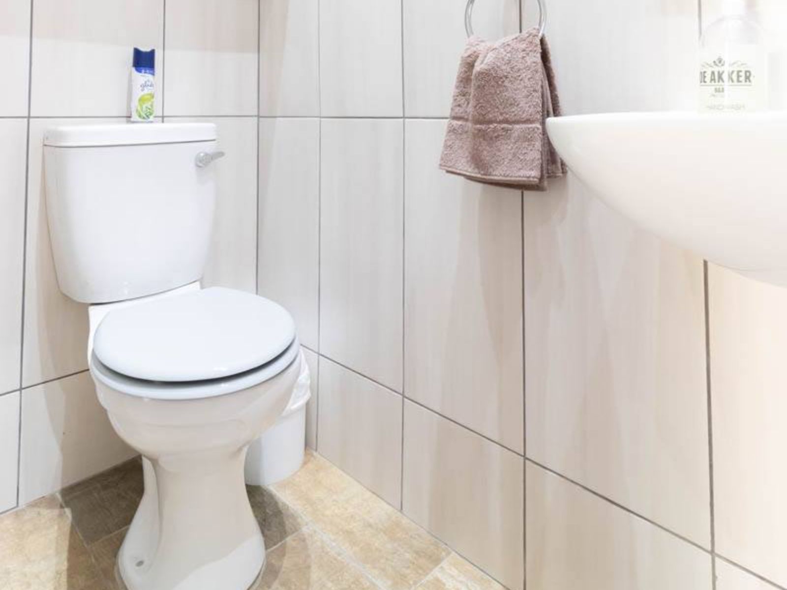 Rondreis Zuid-Afrika, Oudtshoorn, De Akker B&B, toilet