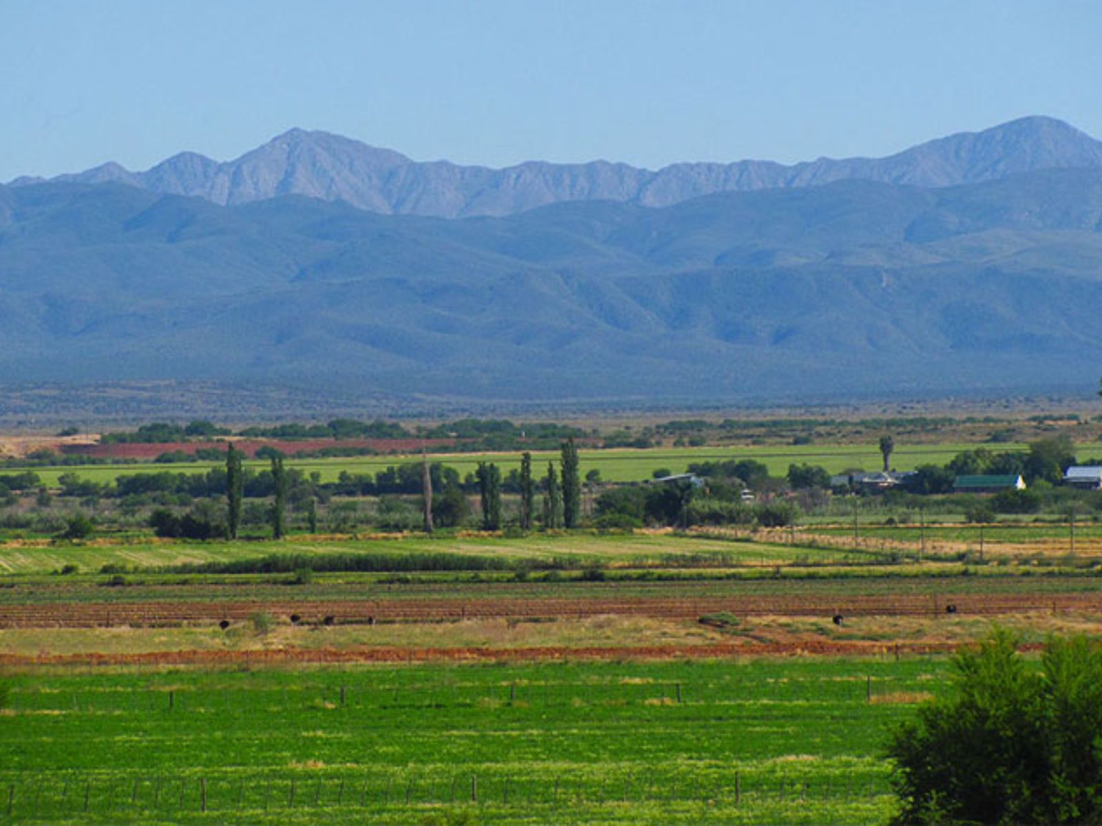 Rondreis Zuid-Afrika, Oudtshoorn, overzicht omgeving