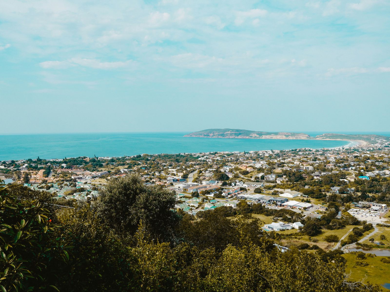 Rondreis Zuid-Afrika, Plettenberg Bay, uitzicht over de baai