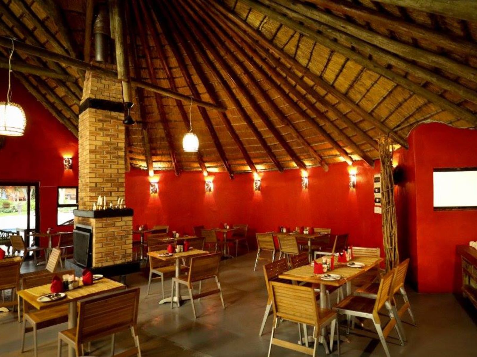 Rondreis Zuid-Afrika, Port St. John, N'Taba River Lodge, restaurant