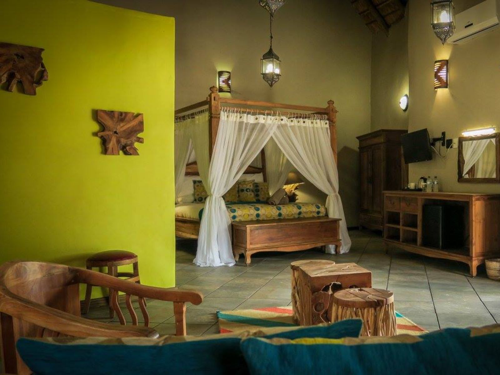 Rondreis Zuid-Afrika, Port St. John, N'Taba River Lodge, suite