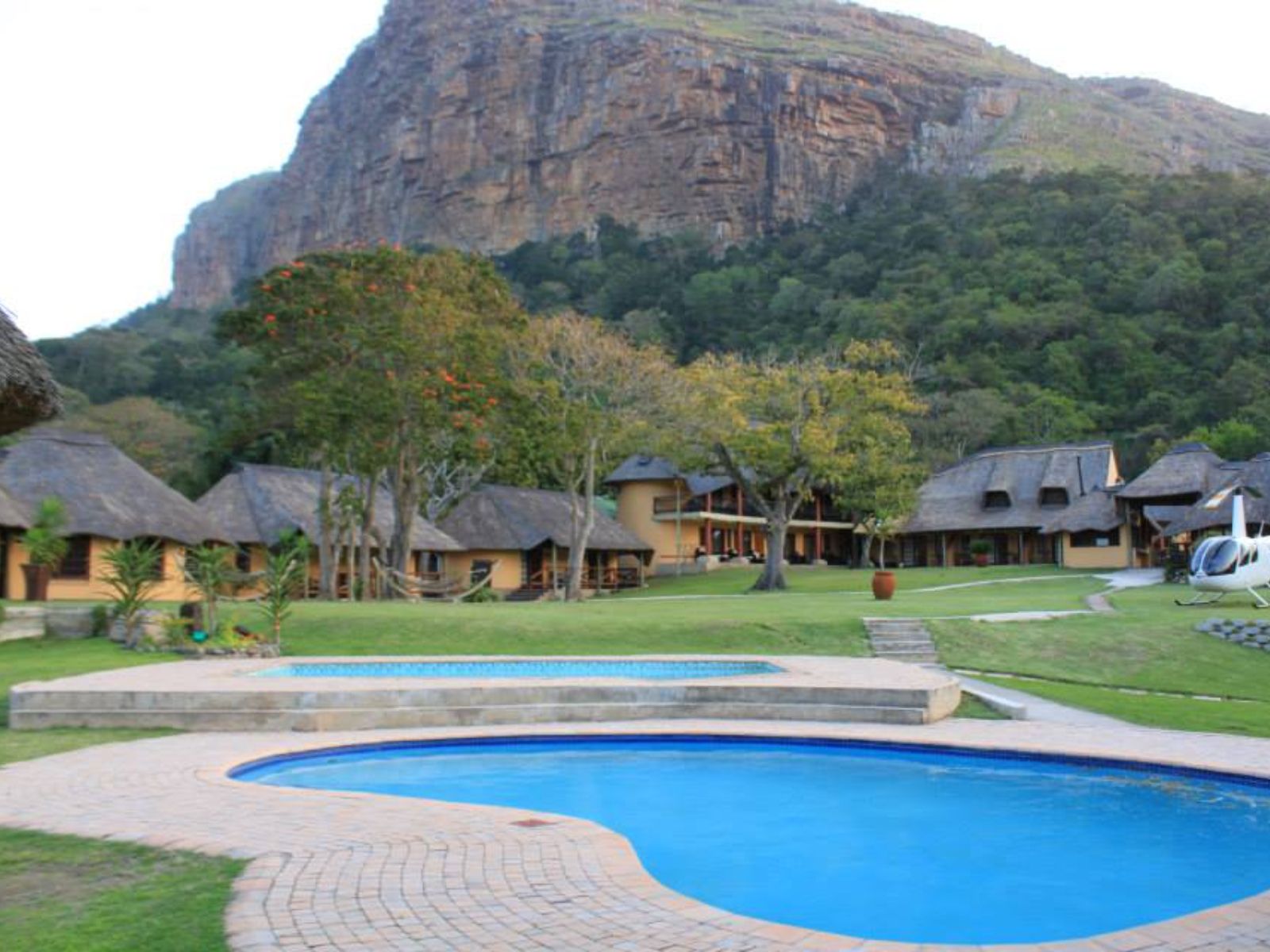 Rondreis Zuid-Afrika, Port St. John, N'Taba River Lodge, zwembad
