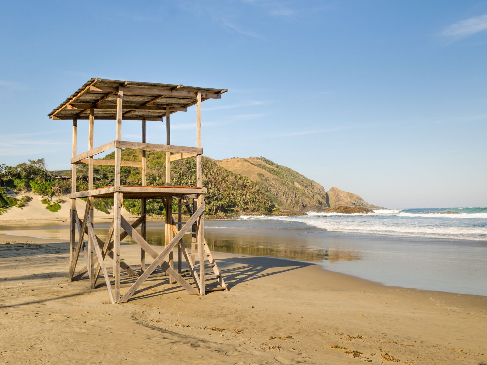 Rondreis Zuid-Afrika, Port St. Johns, strandhuisje aan de Wild Coast
