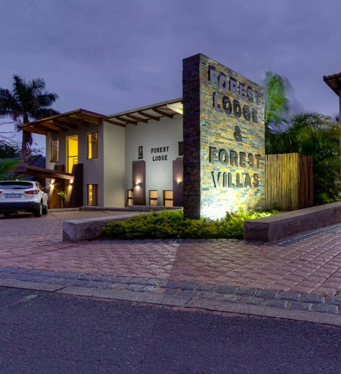 Rondreis Zuid-Afrika, St.Lucia,Forest Lodge, buitenaanzicht