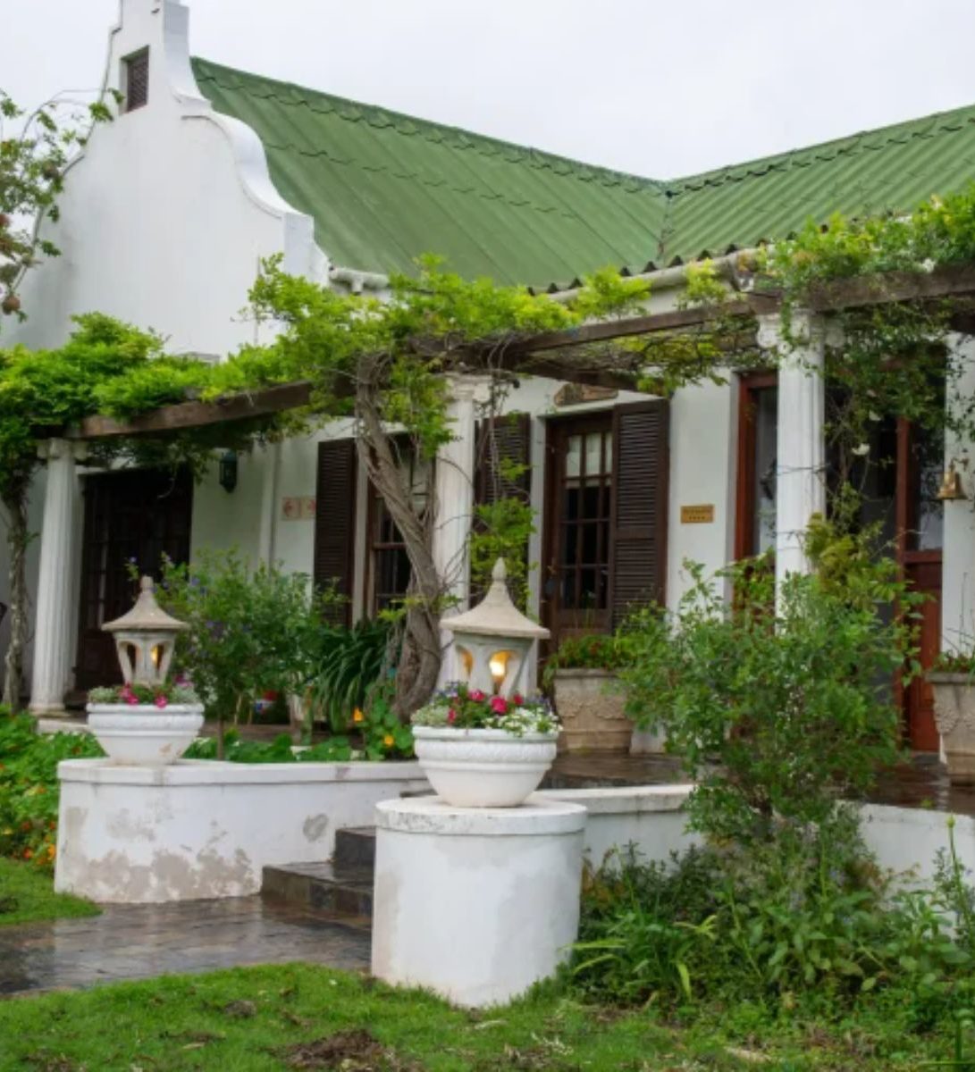 Rondreis Zuid-Afrika, Swellendam, Skeiding Guest Farm, buitenaanzicht