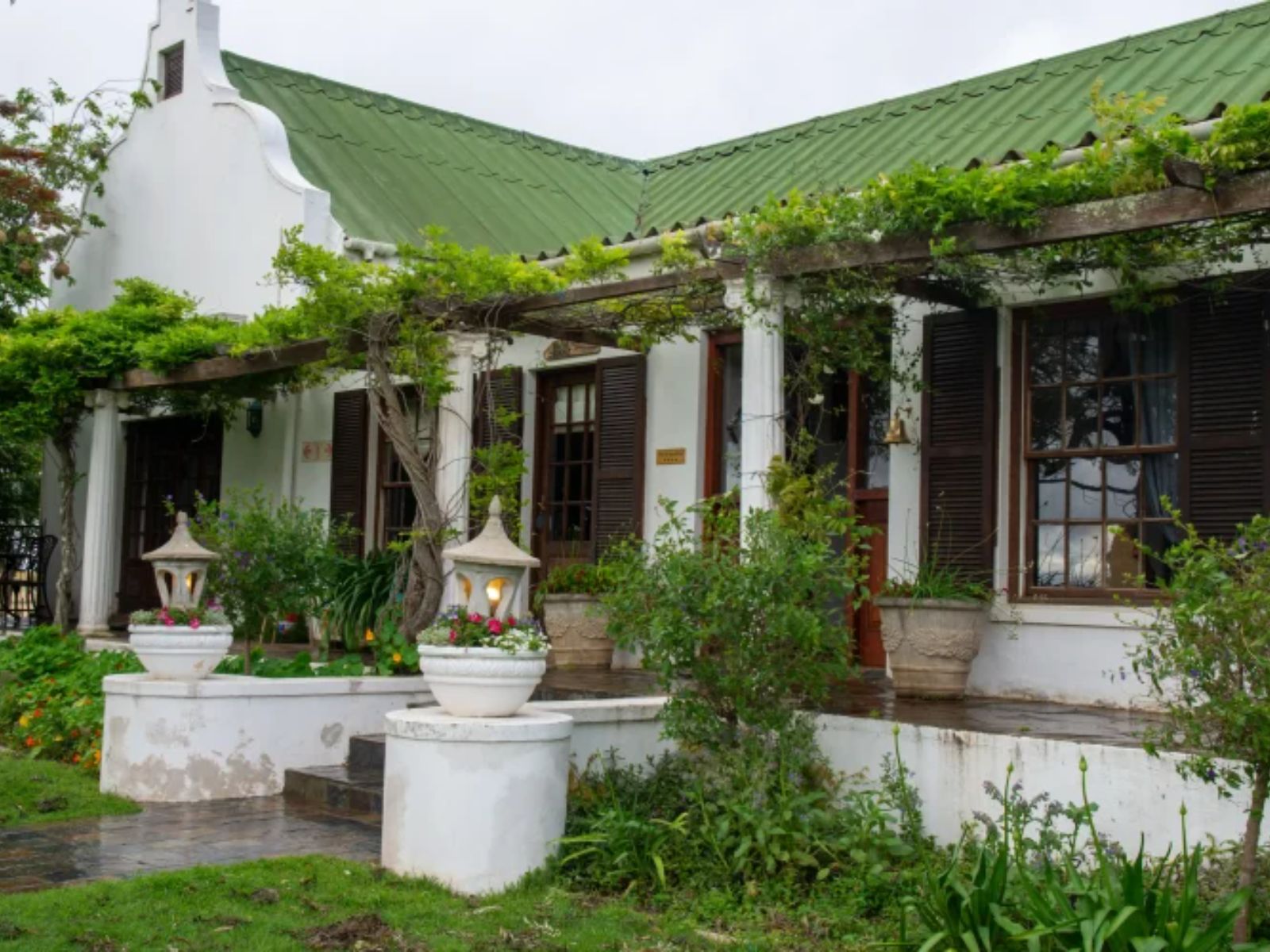 Rondreis Zuid-Afrika, Swellendam, Skeiding Guest Farm, buitenaanzicht