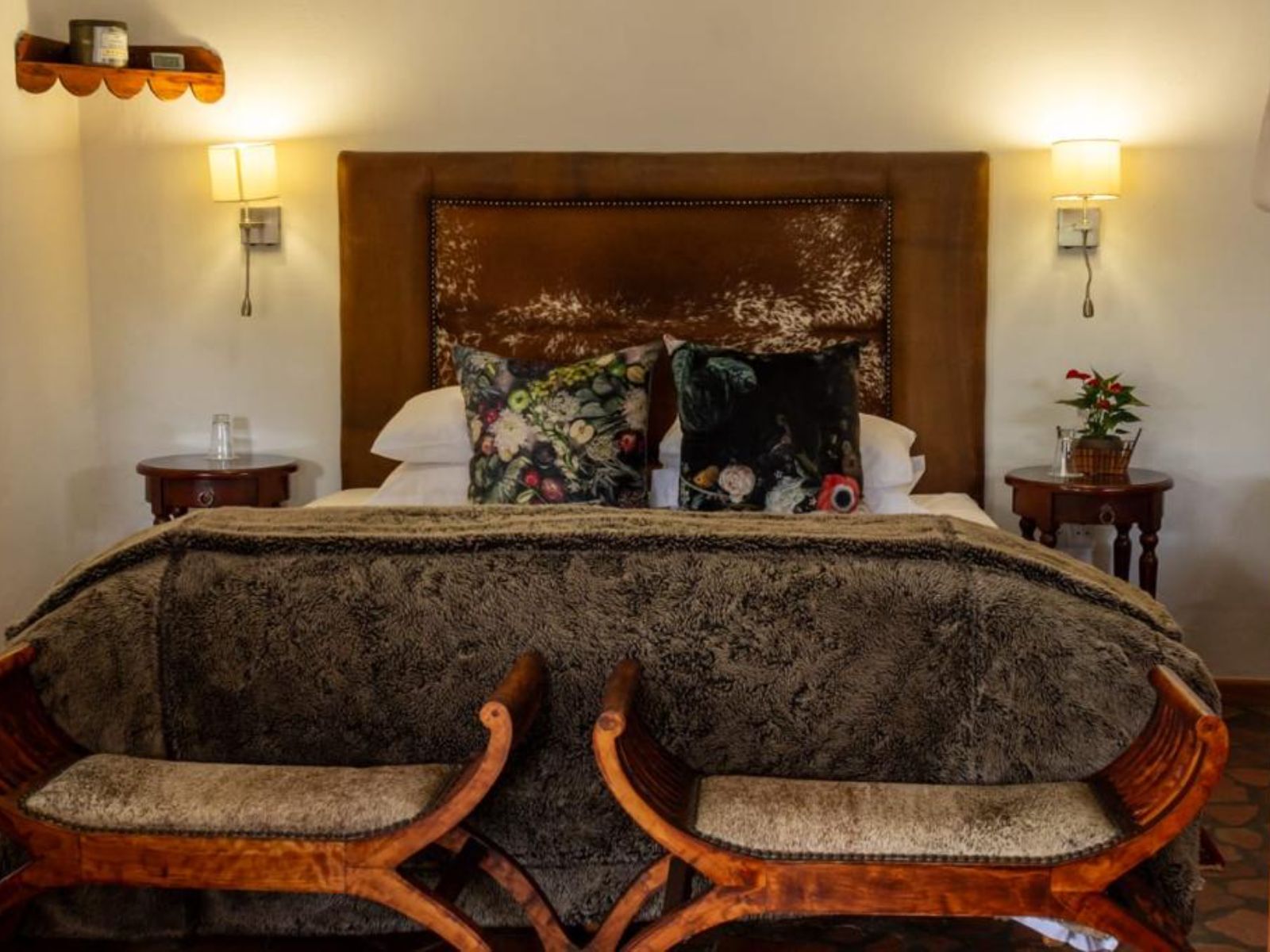 Rondreis Zuid-Afrika, Swellendam, Skeiding Guest Farm, slaapkamer