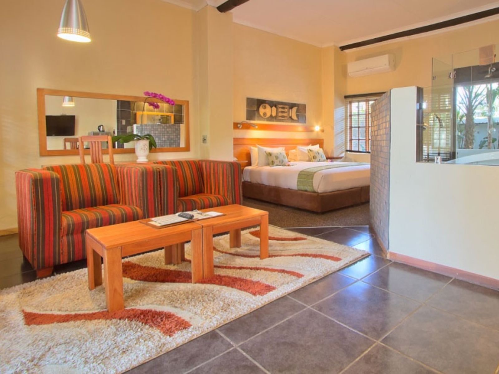 Rondreis Zuid-Afrika, Tzaneen, Tzaneen Countrly Lodge, slaapkamer