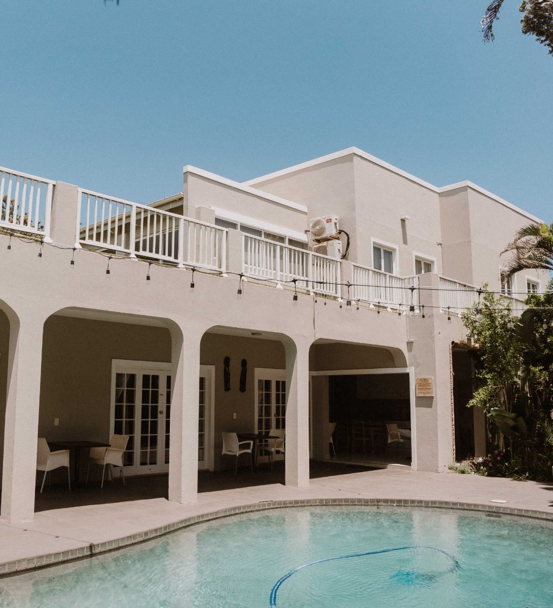 Rondreis, Zuid-Afrika, Umhlanga, Caza Beach Guesthouse, buitenaanzicht