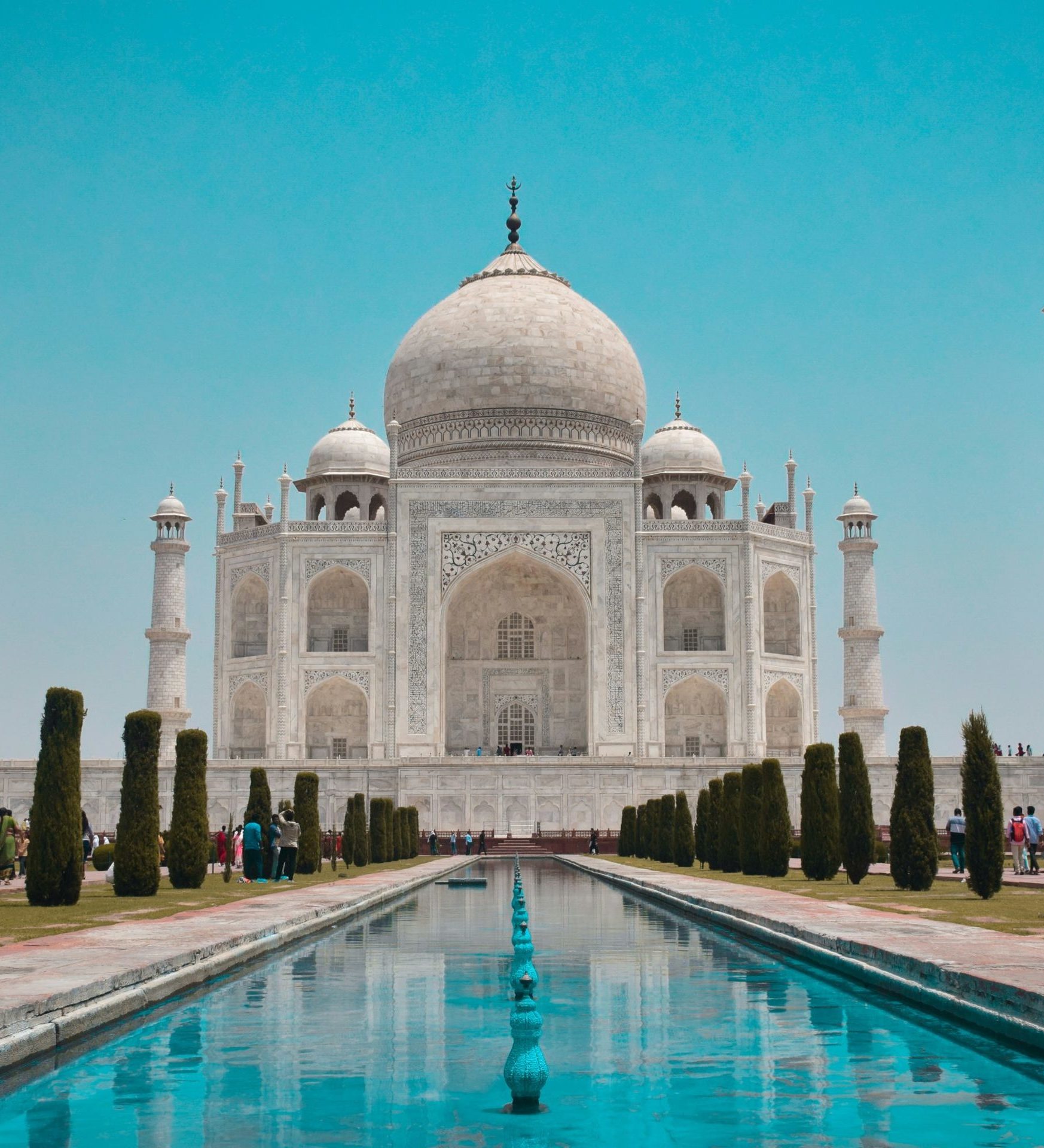 7 wereldwonderen Taj-Mahal-Agra-India