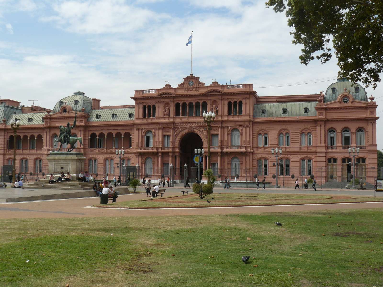 rondreis Argentinië, Buenos Aires, Casa Rosada op het Plaza de Mayo