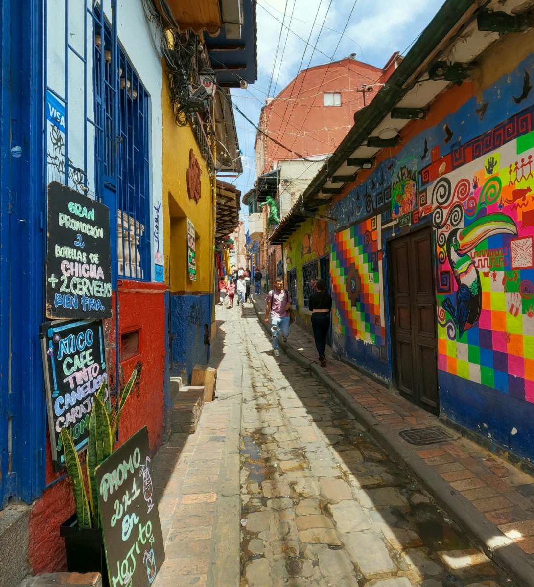rondreis colombia bogota hoogtepunt straatfoto