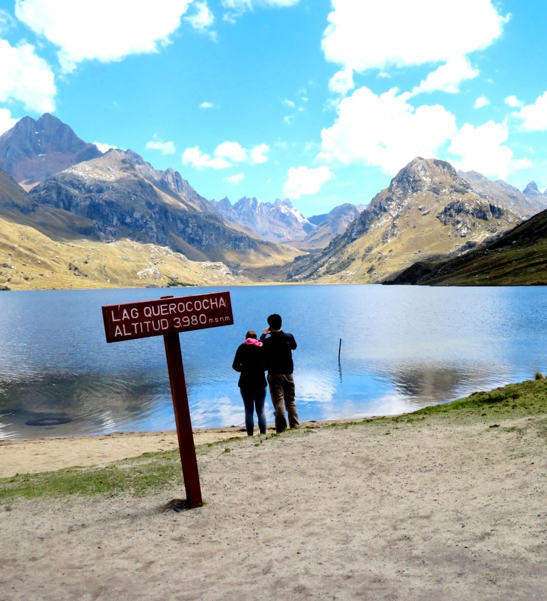 Rondreis Peru, Huaraz, Querococha lake