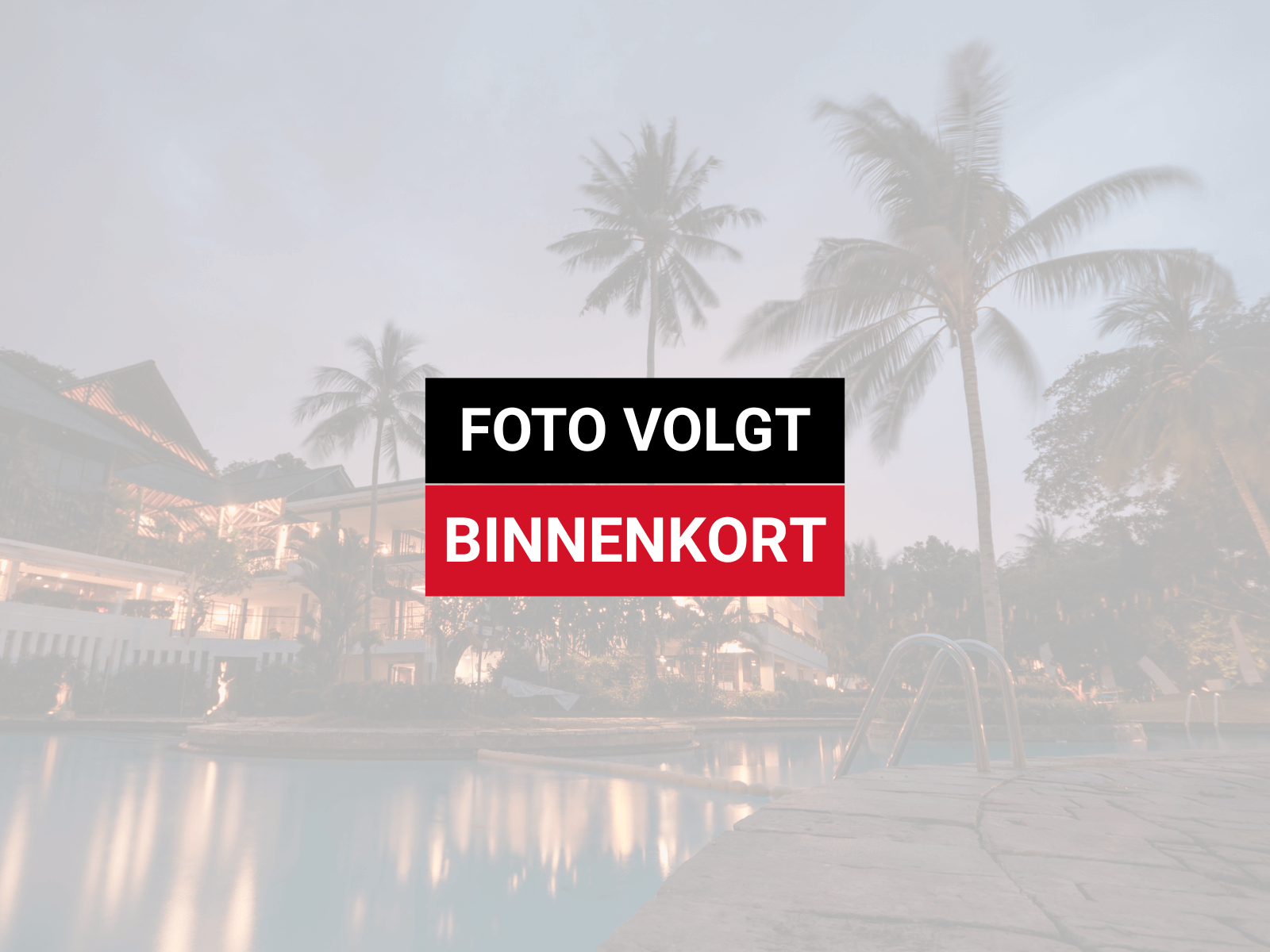 Placeholder accommodatie buiten met zwembad