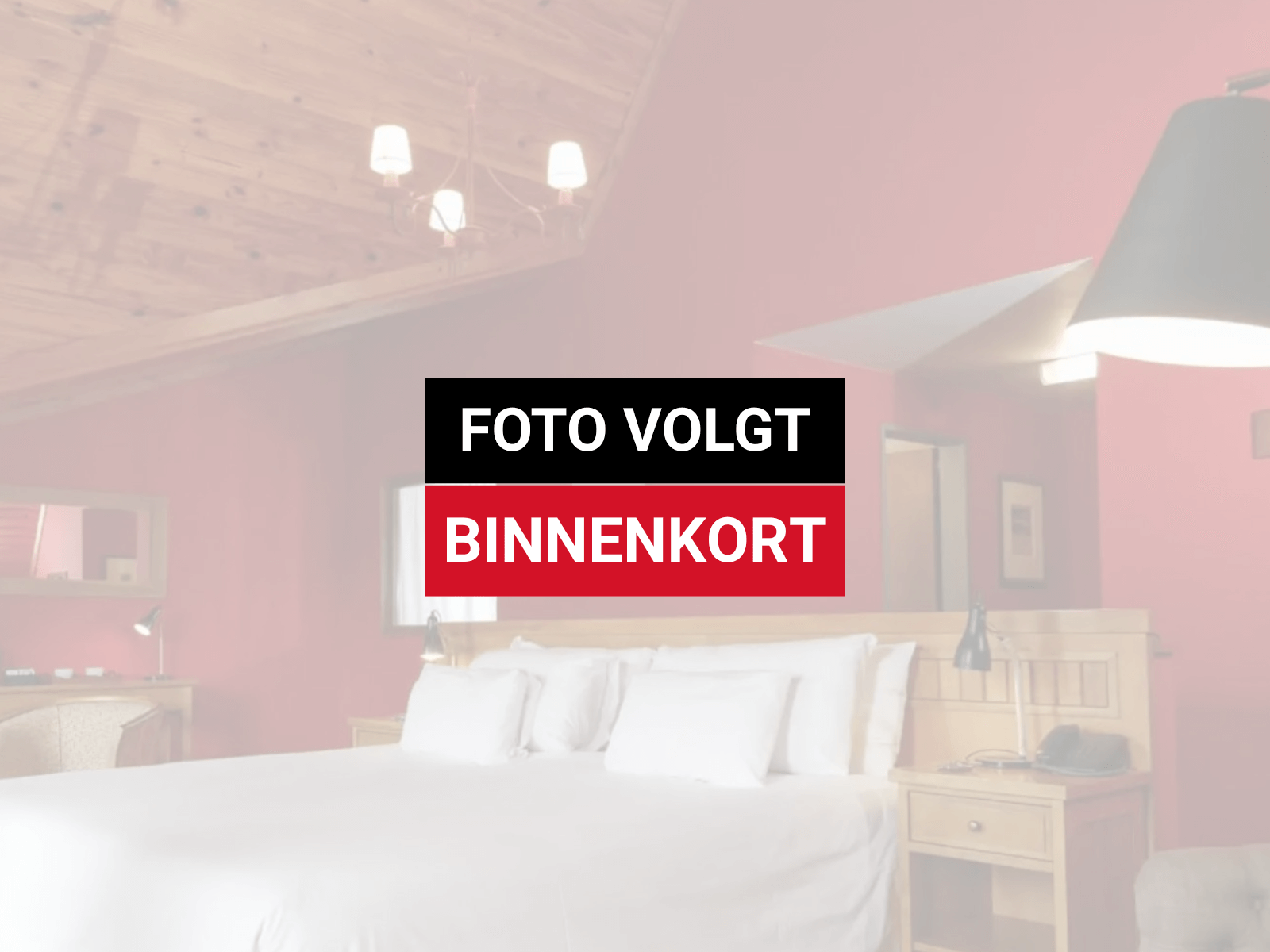Placeholder accommodatie kamer met bed