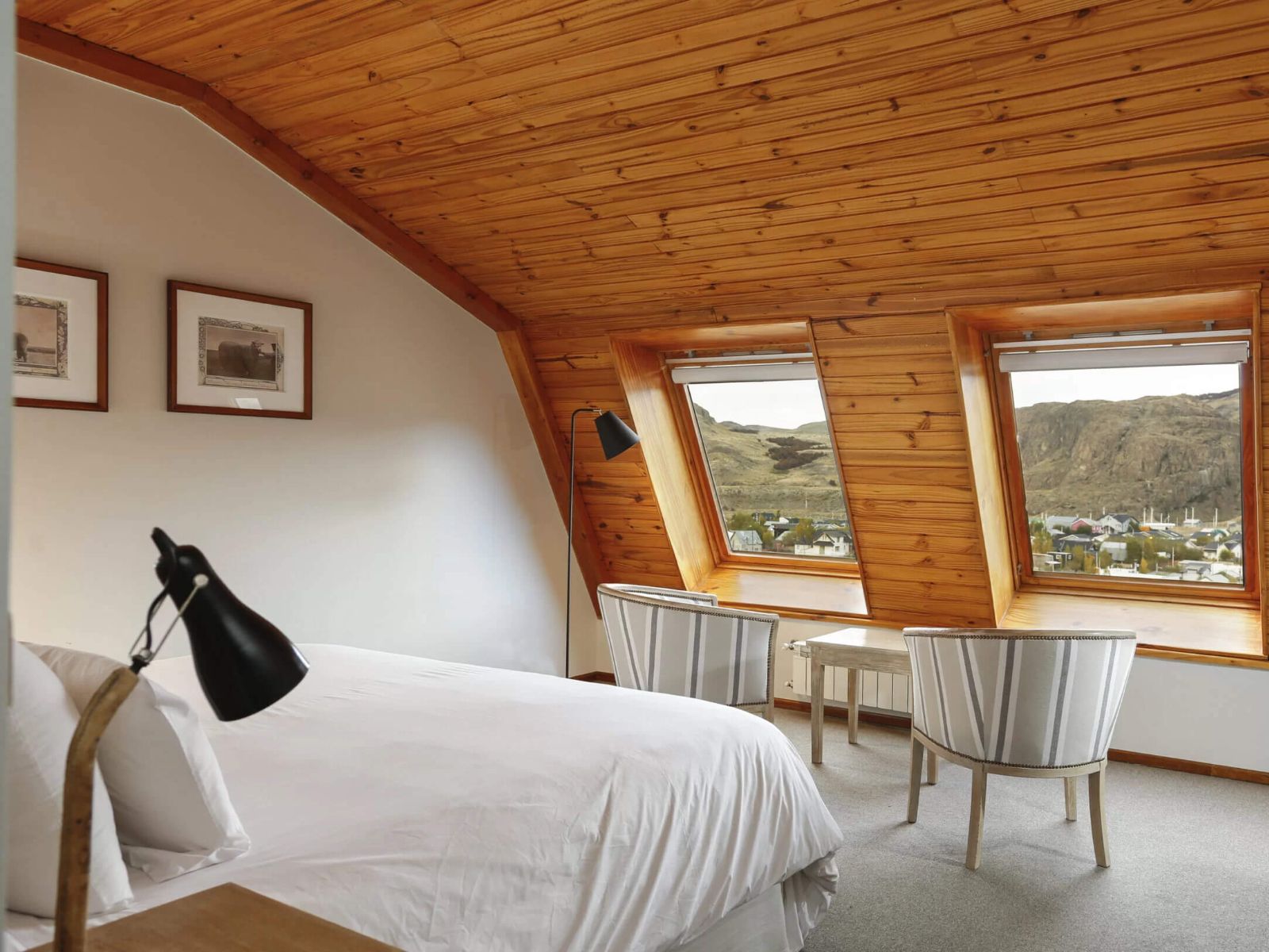 Rondreis Argentinië, El Chalten, Los Cerros Boutique hotel, zolderkamer