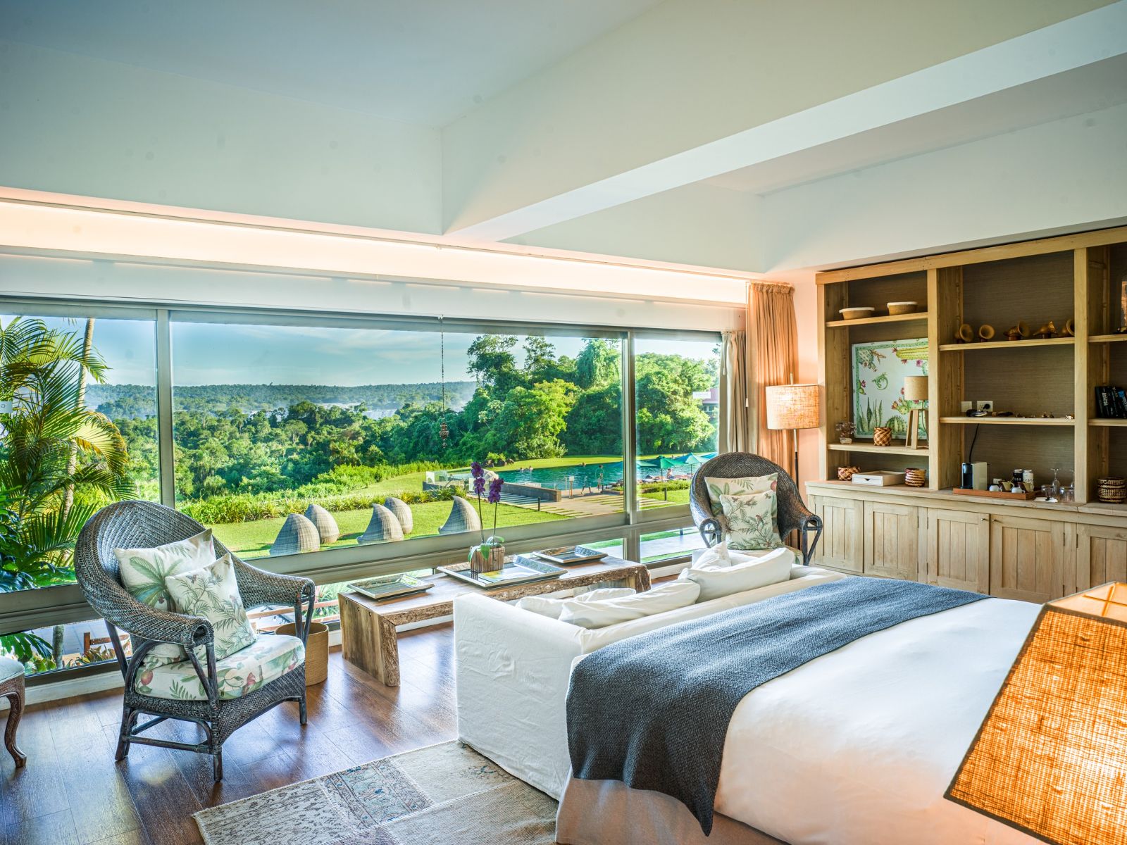 Rondreis Argentinië, Puerto Iguazu, Gran Melia Iguazu, tweepersoonskamer met uitzicht