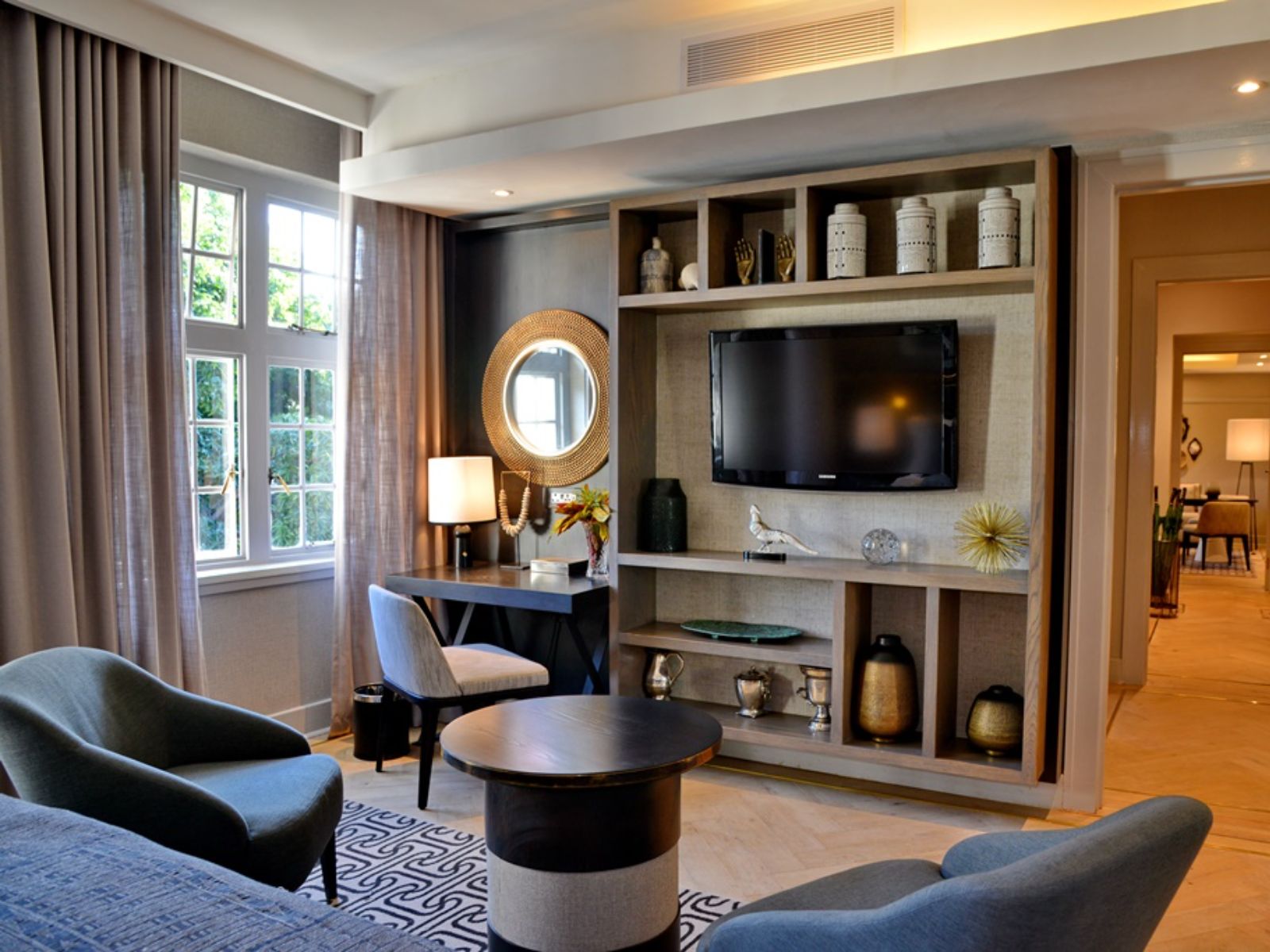 Rondreis Botswana, Vic Falls, Victoria Falls Hotel, woonkamer