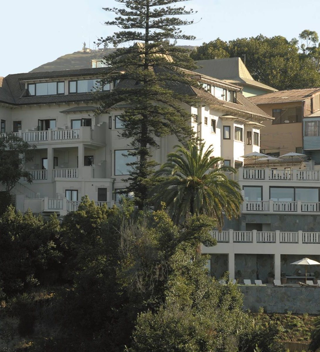 Rondreis Chili, Valparaiso, Casa Higueras, buitenaanzicht hotel