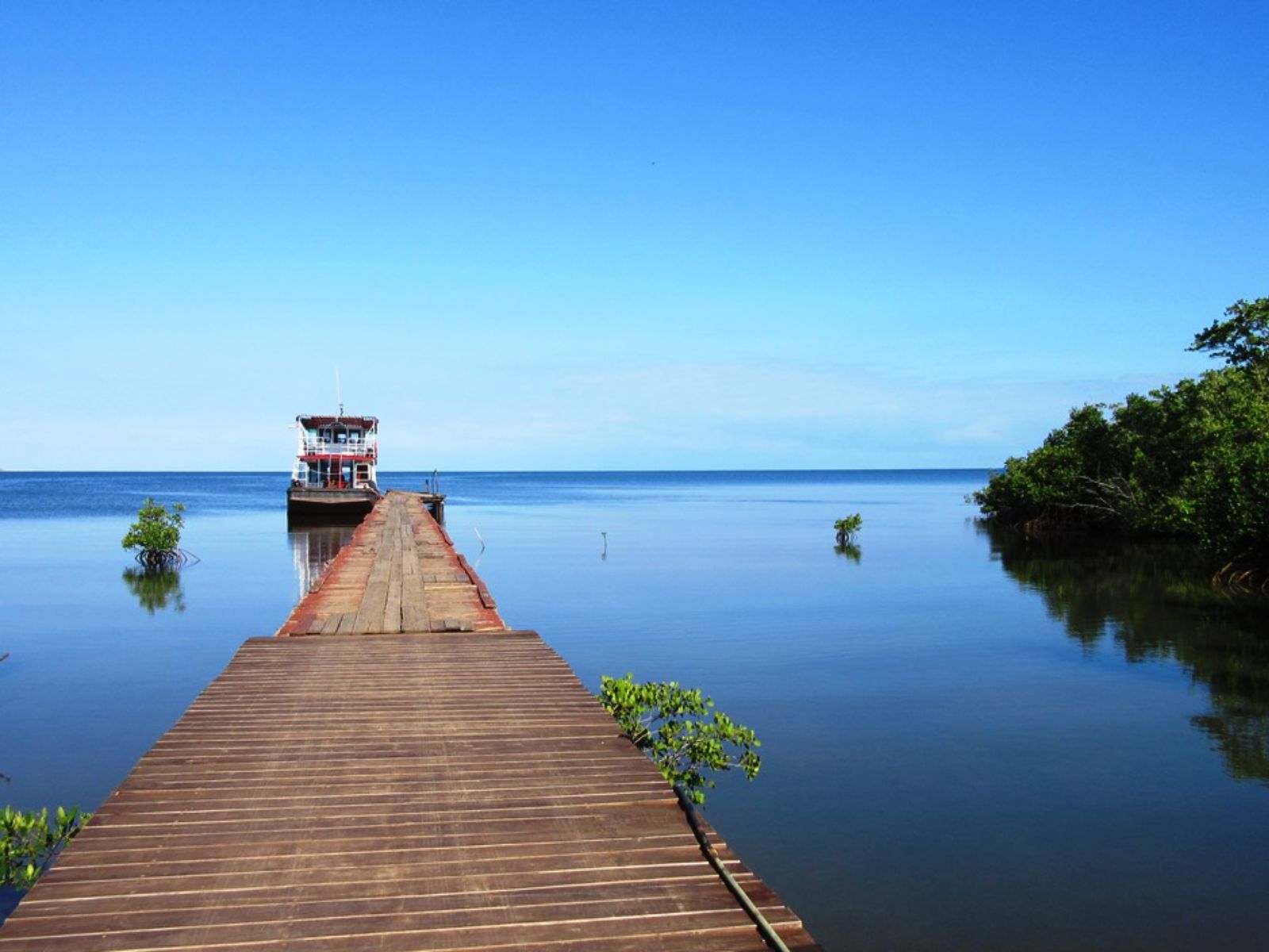 Rondreis Cuba, Cayo Levisa, pier