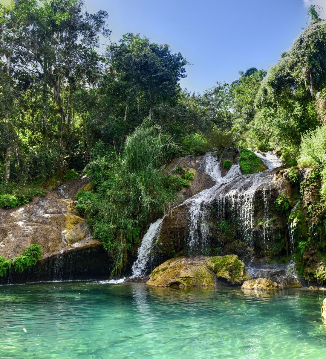 Rondreis Cuba, Cienfugos, watervallen El Nicho