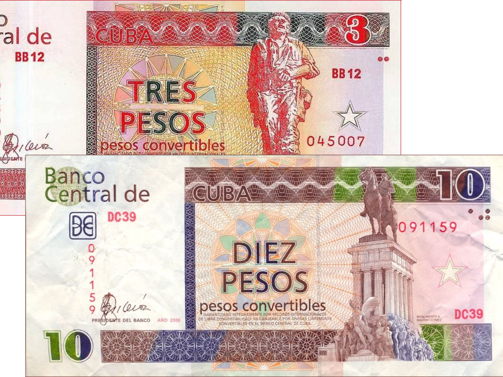 Rondreis Cuba, Cubaanse peso