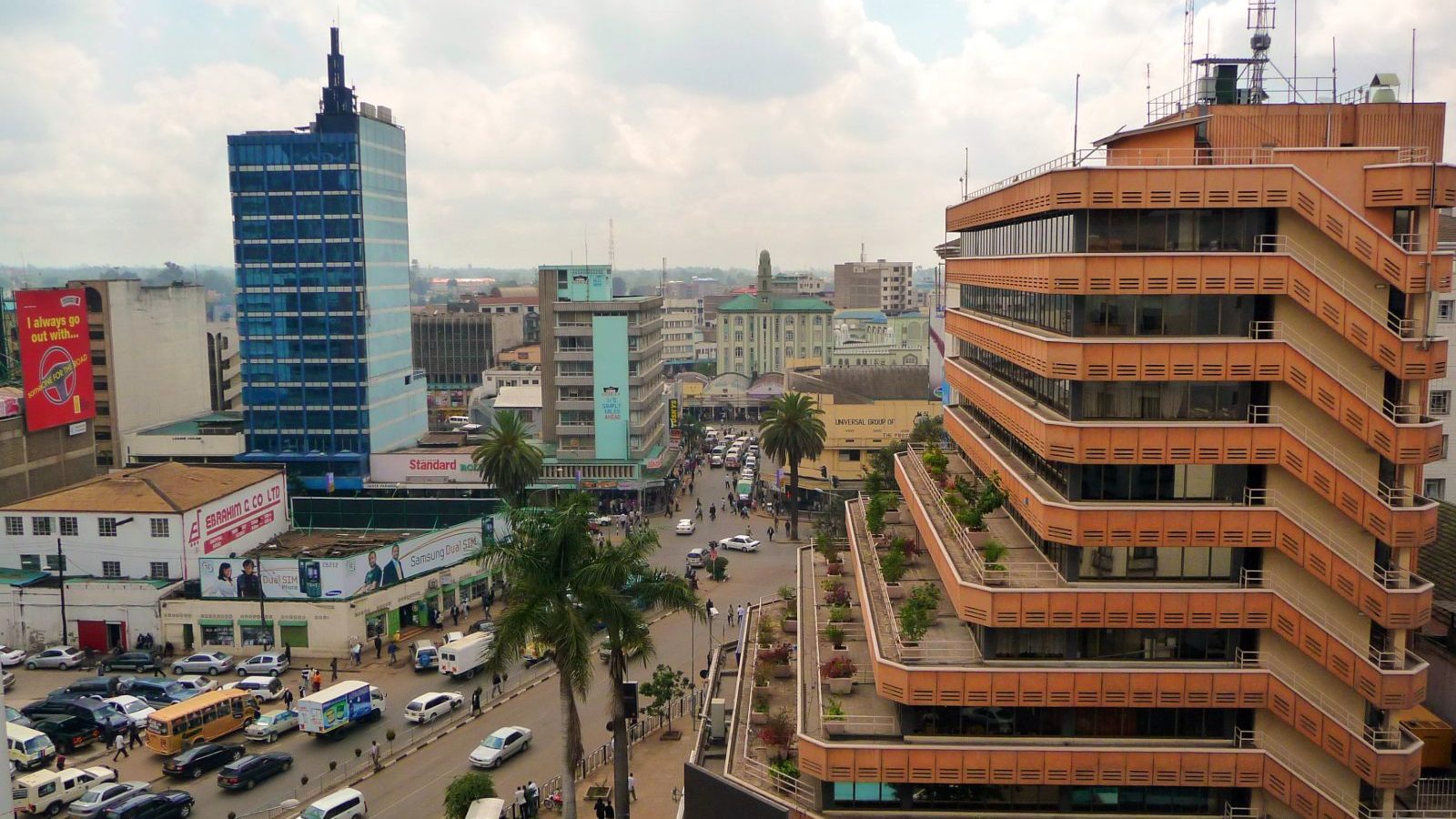 Rondreis Kenia, Nairobi Skyline overdag