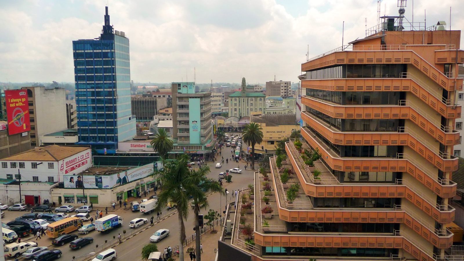 Rondreis Kenia, Nairobi Skyline overdag