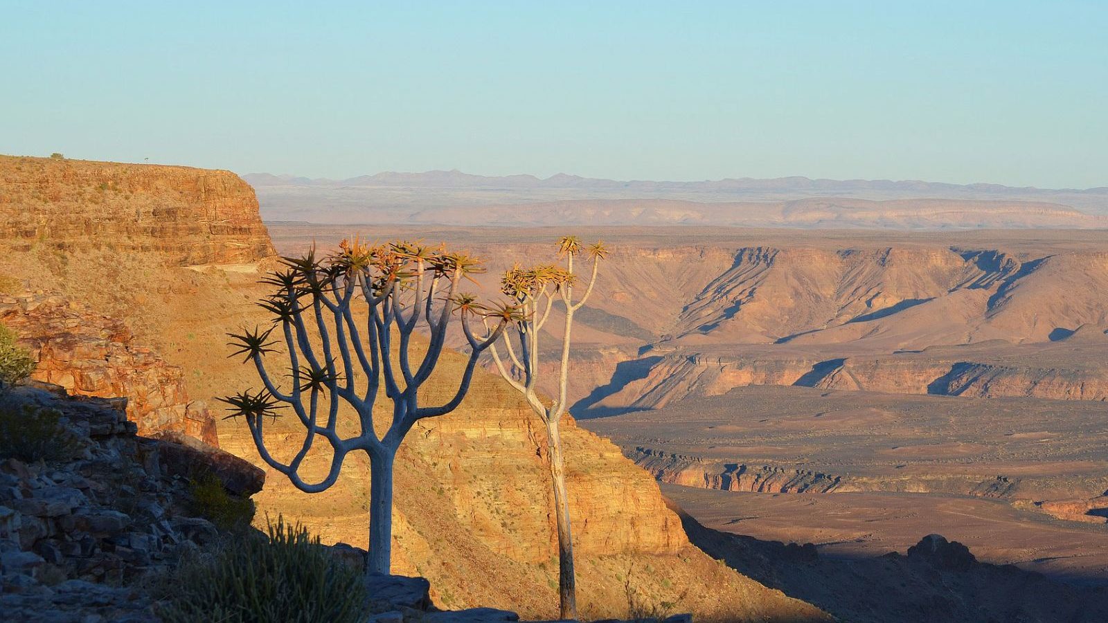 Rondreis Namibië, Fish River Canyon, uitzicht overdag