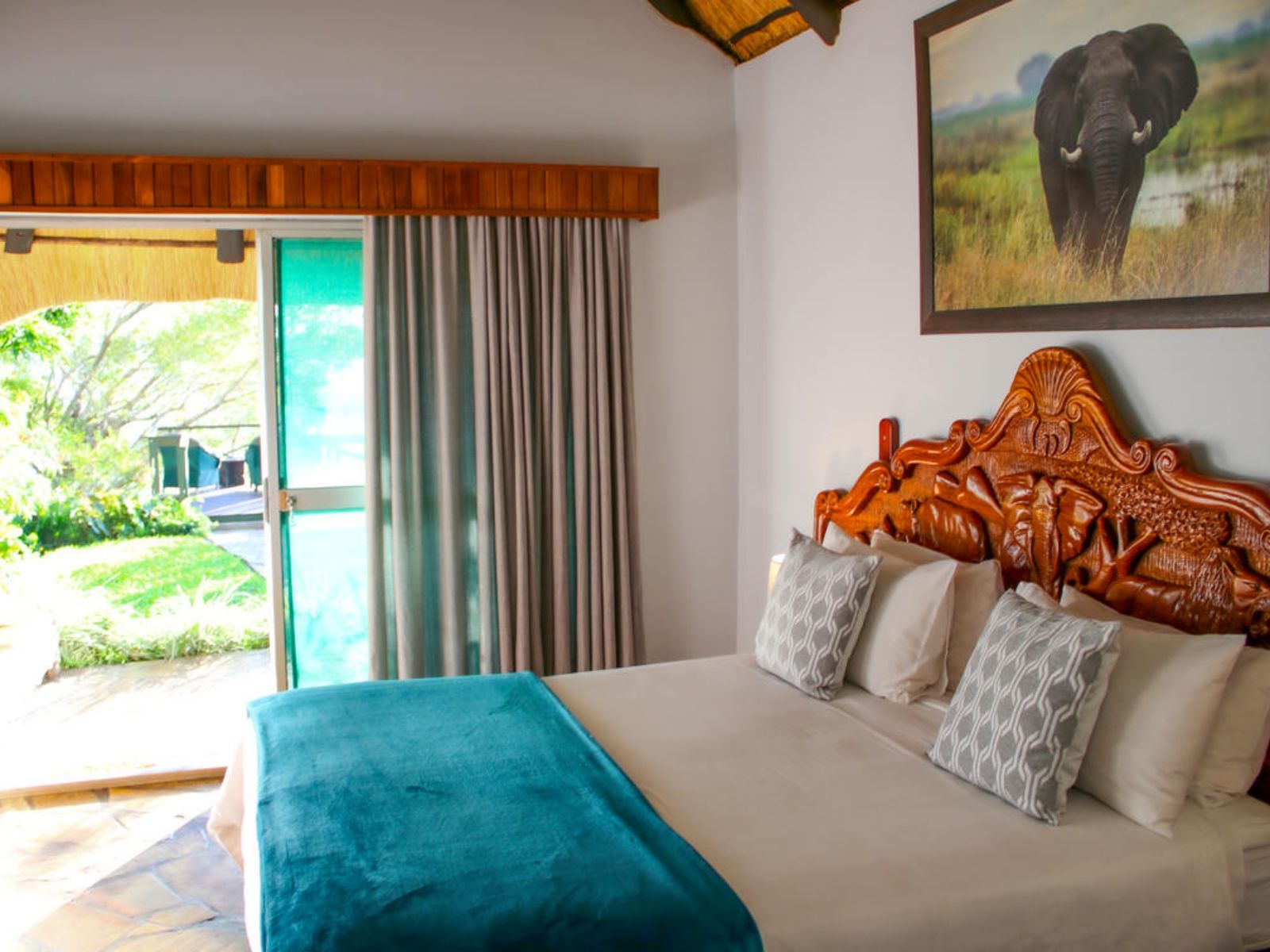 Rondreis Namibië, Katima Mulilo, Caprivi River Lodge, tweepersoonskamer