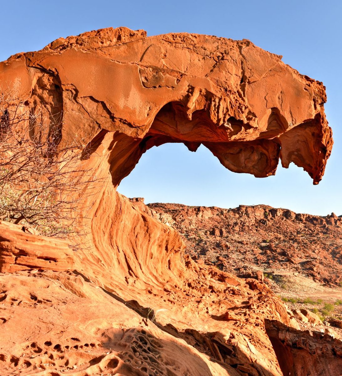 Rondreis Namibië, Twyfelfontein, Lions Mouth