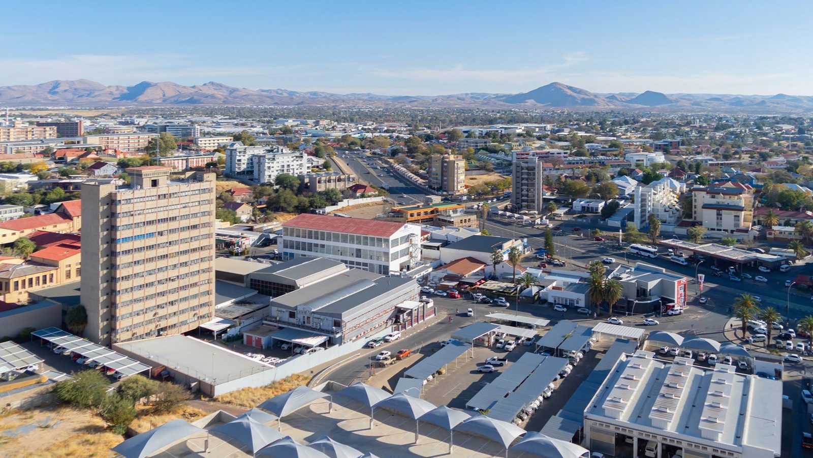 Rondreis Namibië, Windhoek, stadsoverzicht