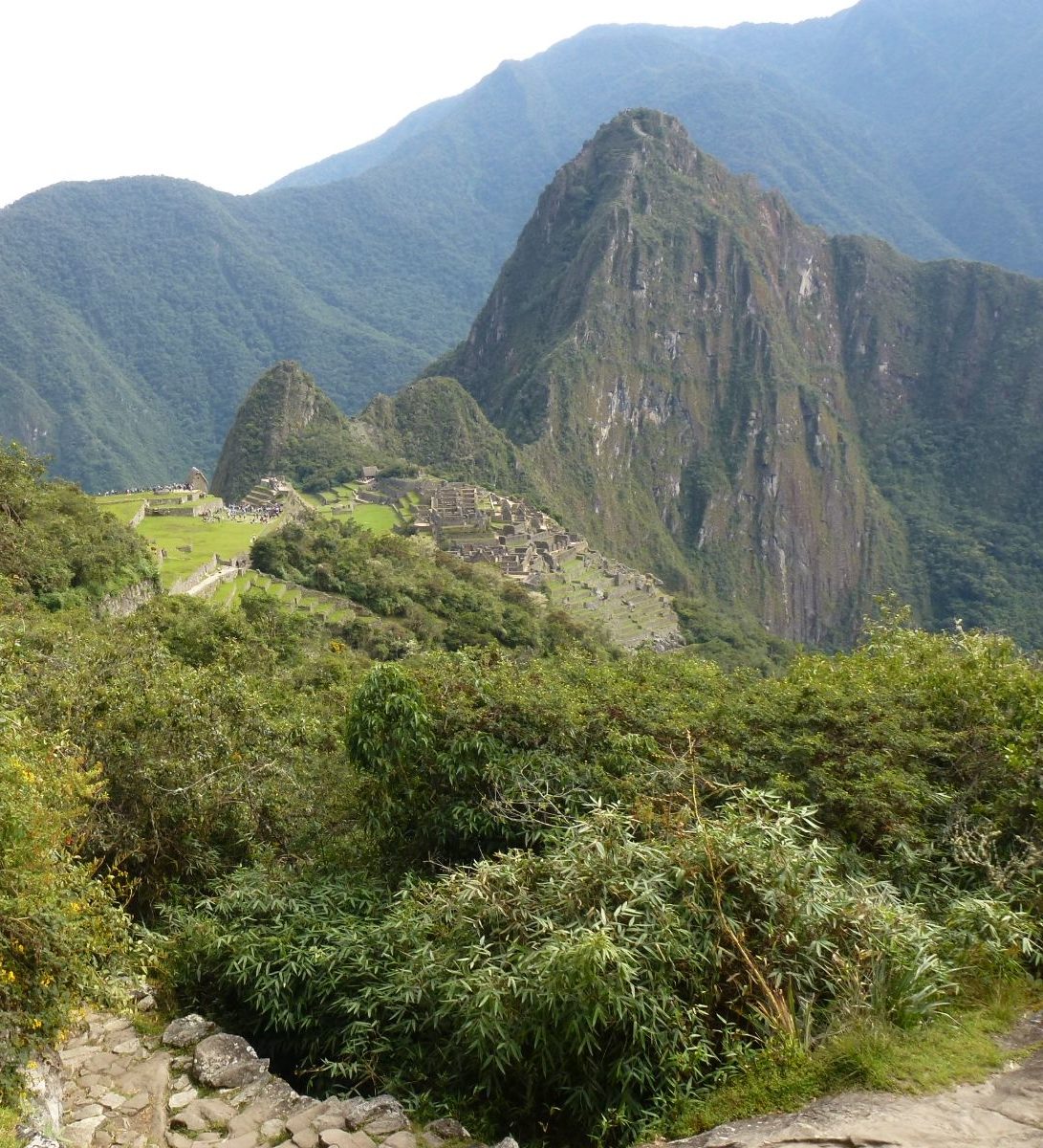 Rondreis Peru, Machu Picchu, Machu Picchu van een afstand