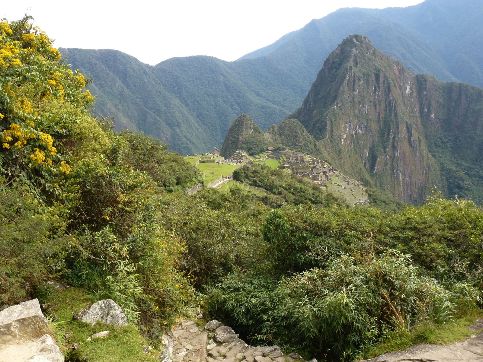 Rondreis Peru, Machu Picchu, Machu Picchu van een afstand