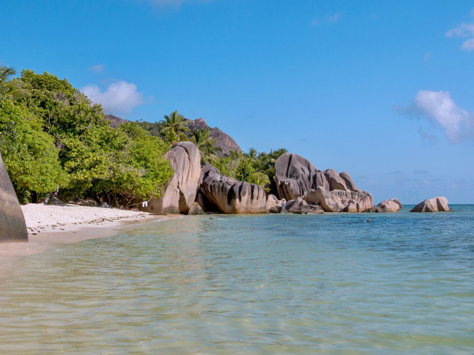 Rondreis Seychellen, La Digue, strand
