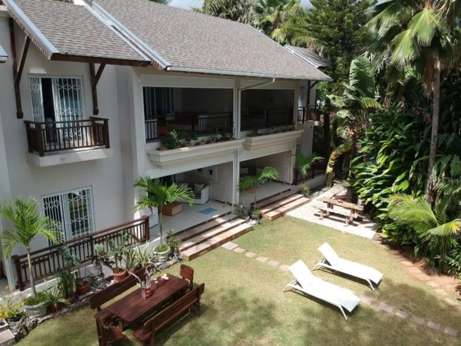 Rondreis Seychellen, Mahé, Sables d'Or Luxury Apartments, buitenaanzicht appartement