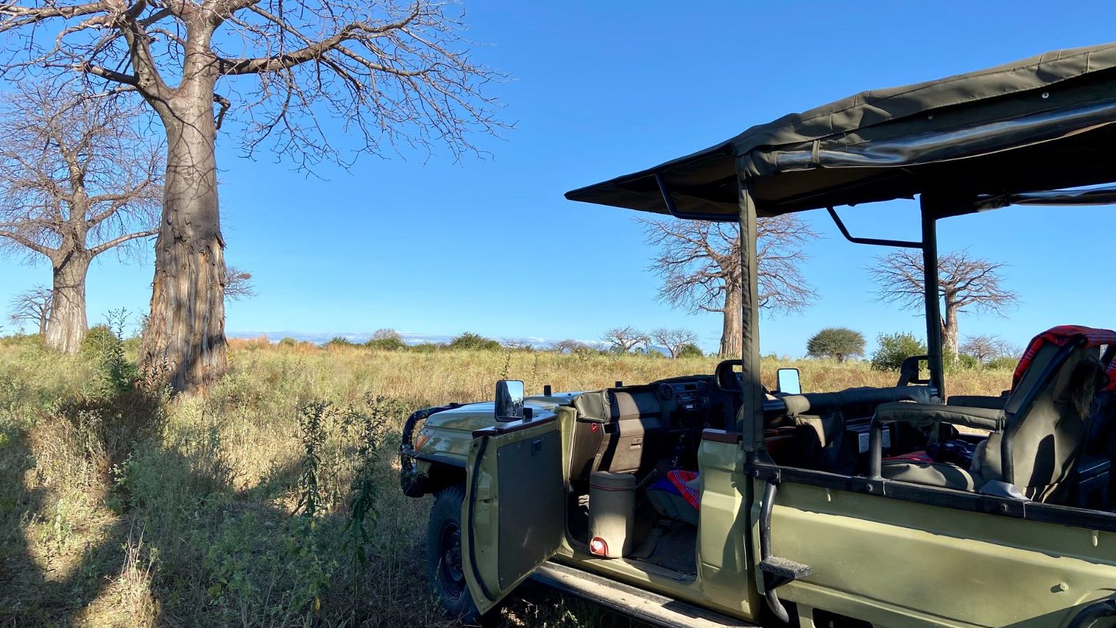 Rondreis Tanzania, Ruaha National Park, safari auto in de wildernis
