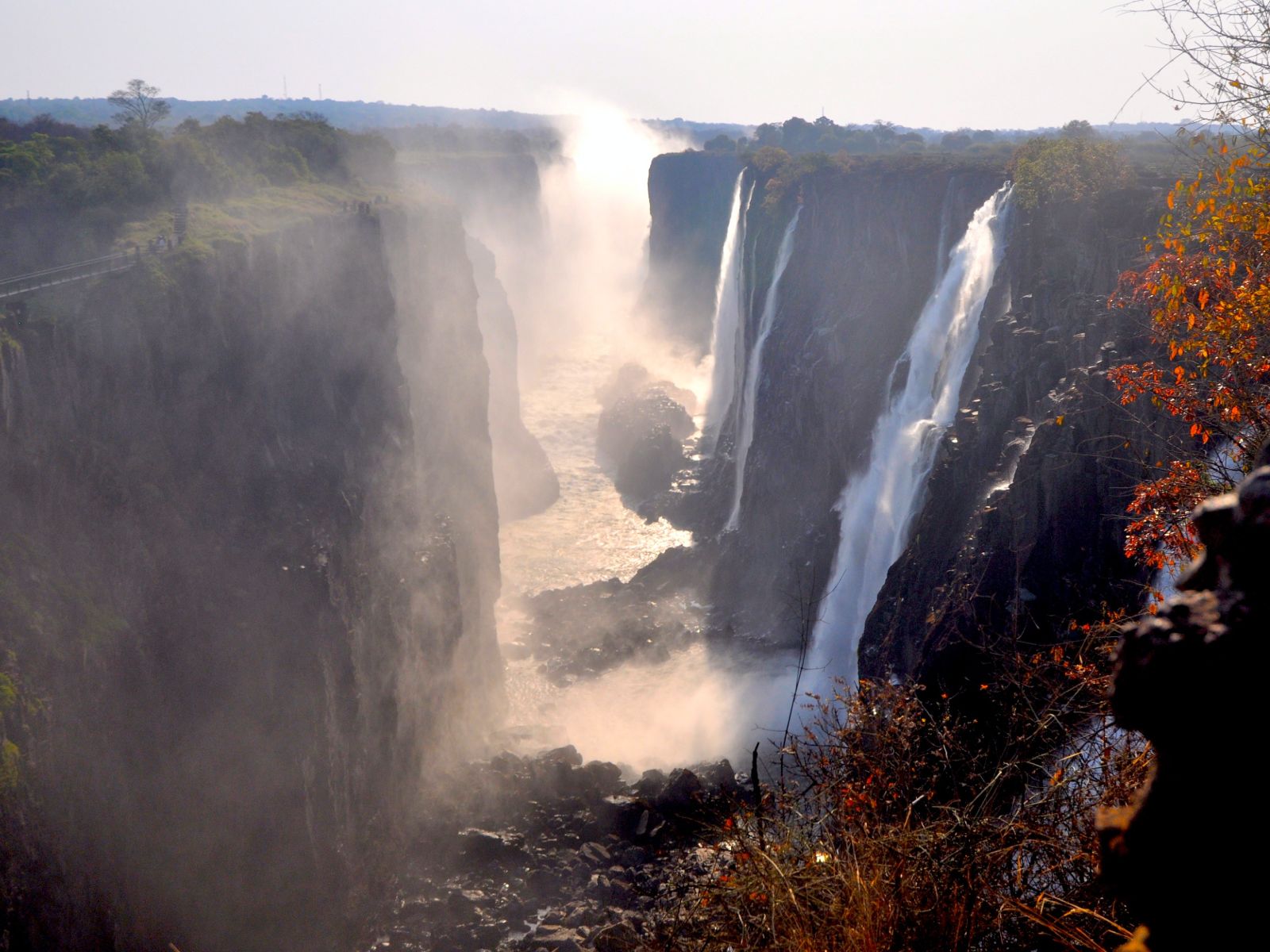 Rondreis Zimbabwe, Victoria falls, watervallen