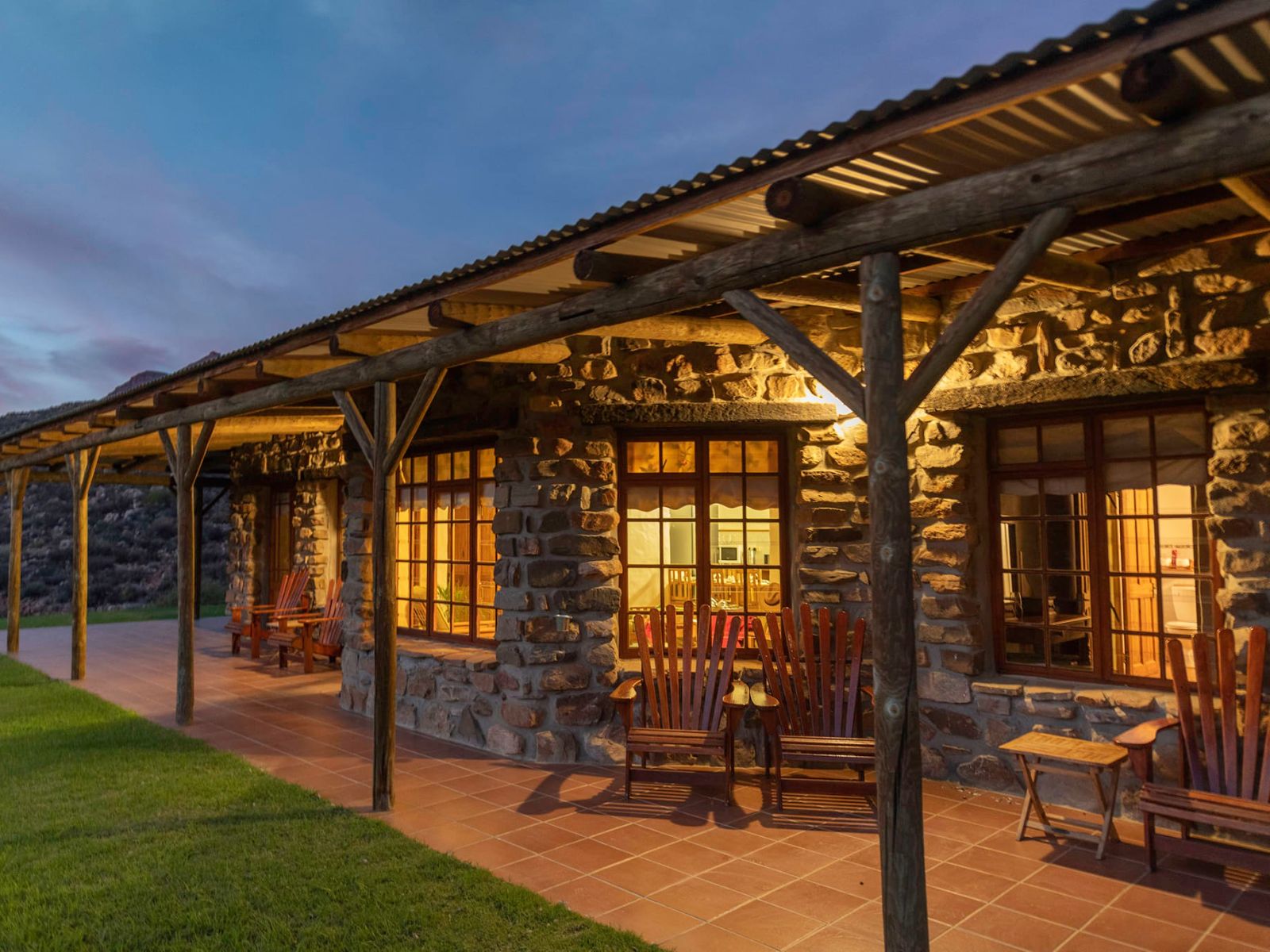 Rondreis Zuid-Afrika, Cederberg, Mount Ceder, zijaanzicht lodge