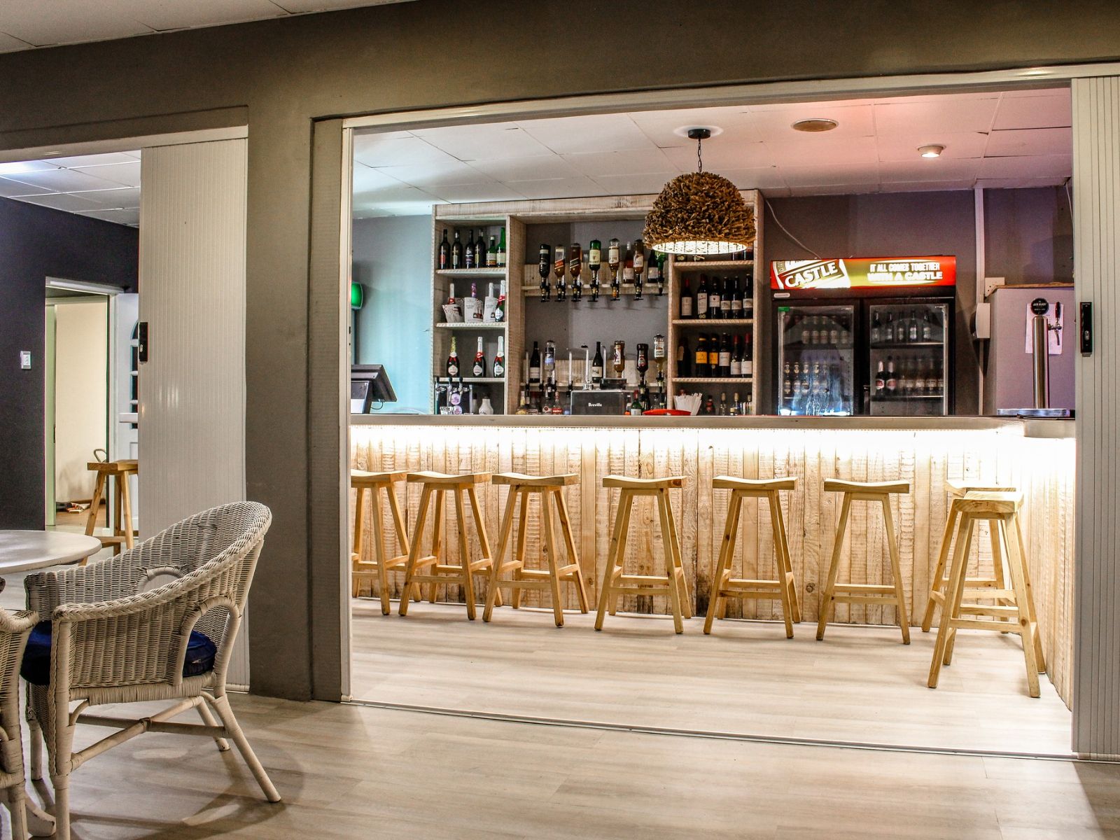Rondreis Zuid-Afrika, Coffee Bay, Ocean View Hotel, bar