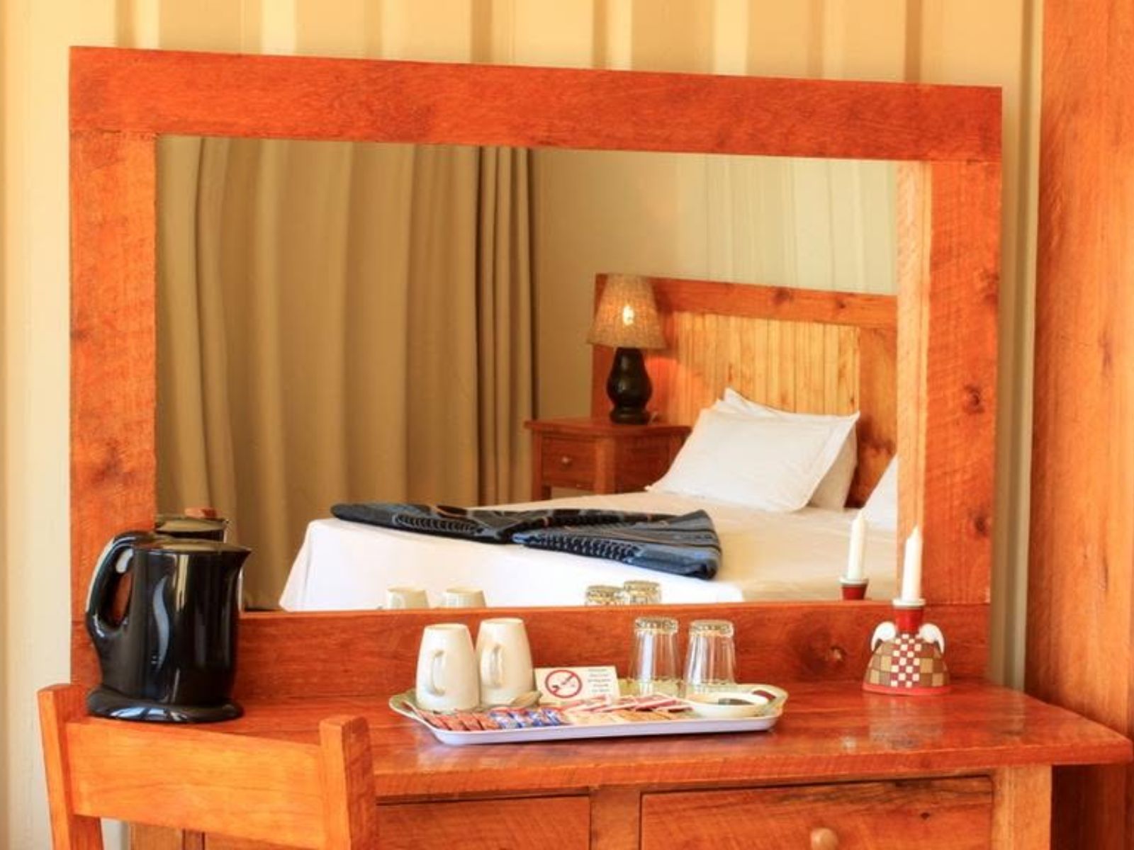 Rondreis Zuid-Afrika, Drakensberg, Witsieshoek Mountain lodge, spiegel